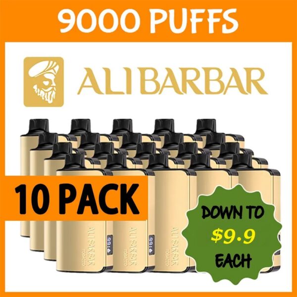 alibarbar 9000 puffs (21 flavors collection)