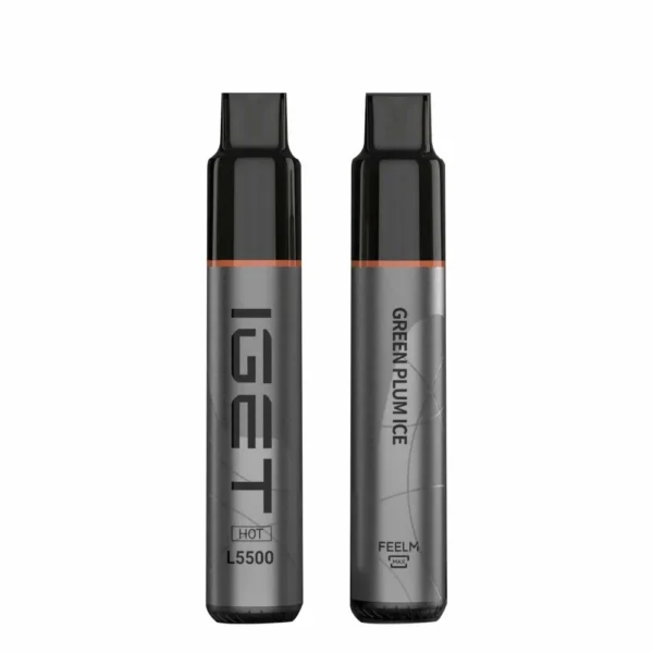 iget hot 5500 puffs green plum ice 2pcs 1